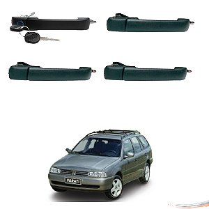 Kit 4 Maçanetas Externas Preto Gol Parati G2 96 A 01 4 Ptas - UN / 4 [F103]