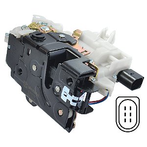 Fechadura Eletrica Tras Esquerda Trava Central Golf 07 à 13 [F103]