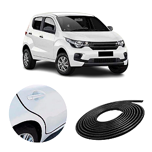 Borracha Protetora Borda Porta Veículo Mobi 7x14 - 5 Metros [F103]