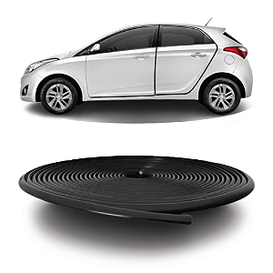 Borracha Protetora De Bordas Portas Carros Uso Universal 5m [F103]