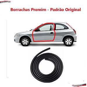 Borracha Da Porta Corsa Celta Prisma Todos Premium Original [F103]