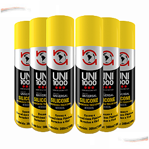 Kit 6 Silicone Spray Lubrificante De Alta Proteção Lavanda [F103]
