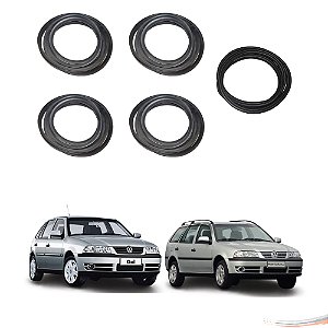 Kit 4 Borrachas Porta E Porta Mala Gol Parati G2 G3 G4 - UN / 5 [F103]