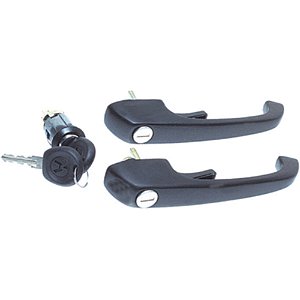Conjunto Maçanetas E Cilindros Das Portas Diant De Caminhôes [F103]