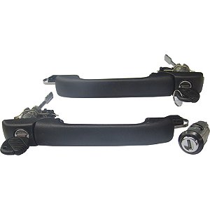 Conjunto Maçanetas E Cilindros Portas Gol Parati Saveiro [F103]