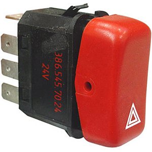 Interruptor Luz Emerg 24v Mercedes Caminhões E ônibus Ap 88 [F103]