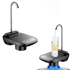 Bomba Elétrica Para Galão De Agua Suporte C/ Bandeja Para Copo Portátil [F102]
