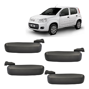 Kit 4 Maçaneta Externa Puxador Novo Uno 2010 2012 2013 2014 - UN / 4 [F103]