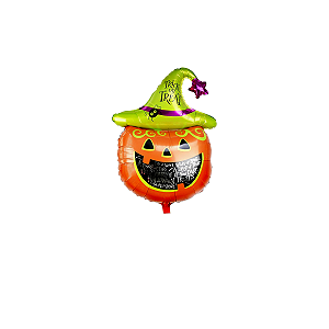 Balão Dona Abóbora 50 Unidades Balão Decoração De Halloween [F130]