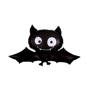 Balão Morcego (50 Unidades) (balão Decoração De Halloween) [F130]