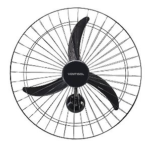 Ventilador de Parede Ventisol New Premium 60cm Preto 220v [F002]