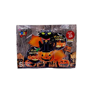 Balão Festa Halloween 6 (1 Kit De Balões Com 5 Unidades) [F130]