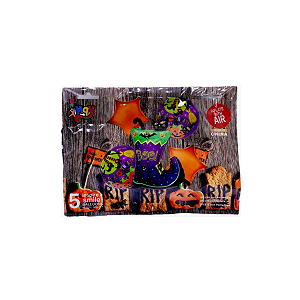 Balão Festa Halloween 4 (1 Kit De Balões Com 5 Unidades) [F130]