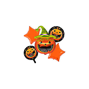 Balão Festa Halloween 2 (1 Kit De Balões Com 5 Unidades) [F130]