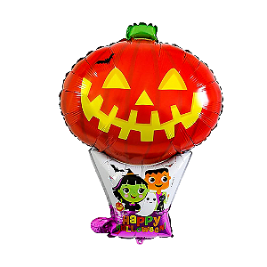 Balão Abóbora (1 Unidade) - Decoração De Halloween [F130]