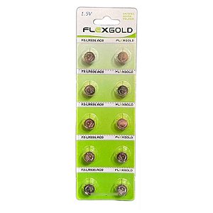 Bateria Alcalina Botao Lr936 Cart.c/ 14 Un.  Flex Fx-lr936 [F108]