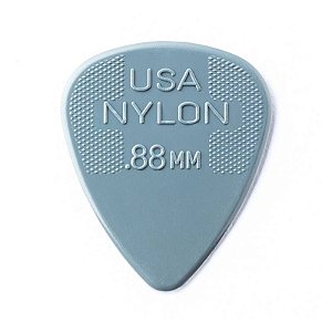 Palheta Nylon Standard 0,88mm Cinza Escuro Pct C/6 44r.88 Dunlop (1982) [F108]
