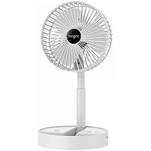 Ventilador Portátil Recarregável Bright VN002 Branco [F002]