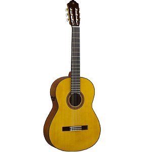 Violão Transacoustic Cordas Em Nylon Cg Ta Natural Yamaha [F097]