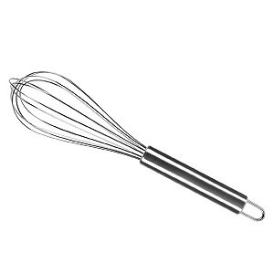 Fouet Batedor Fuê Manual Misturador Ovos Aço Inox [F102]