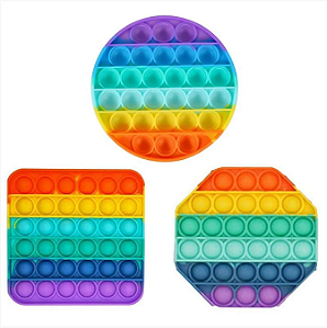 Pop It Fidget Toys Brinquedo Anti Stress Sensorial Colorido [F102]