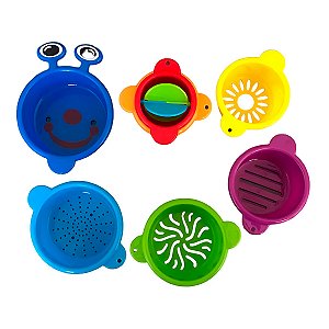 Brinquedo Infantil Empilha Copos 7 Peças Centopeia [F102]