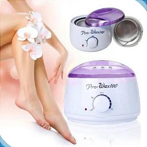 Panela Depilação Aquecedor Cera Quente Bivolt Cor:branco [F102]