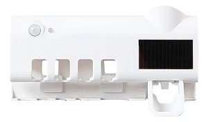 Suporte Dispenser De Pasta De Dente Com Esterelizador Uv [F102]