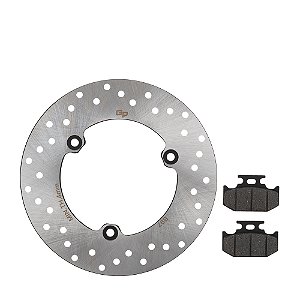 Disco C/ Pastilha De Freio Traseiro Gp7 Fazer 250 18/ [F016]