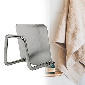 Gancho Adesivo De Parede Aço Inox - Suporte  Super Aderencia [F102]