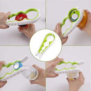 Abridor De Tampas Universal Silicone Potes Vasilha Garrafa [F102]