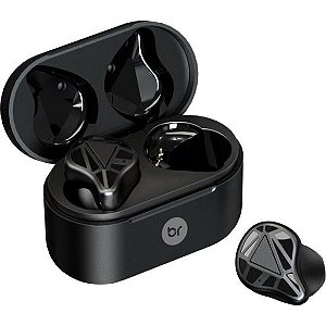 Fone de Ouvido Bright Black Sound II Bluetooth Preto [F002]