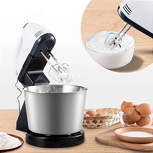 Batedeira De Bolo Tigela Prática Cozinha 7 Velocidades 2 Litros 300w [F102]