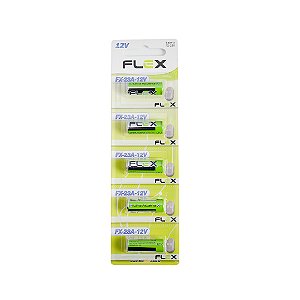 Bateria 12v 23a Flex Cartela 05 Unidades Fx-23a [F108]