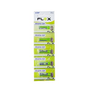 Bateria 27a Flex Cartela 05 Unidades Fx-27a [F108]
