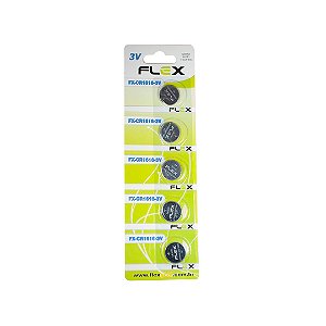 Bateria Cr 1616 Flex Cartela 05 Unidades Fx-cr1616 [F108]