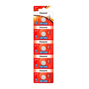 Bateria Cr1220 Cartela Com 05 Unidades Panasonic [F108]