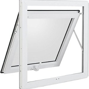 Janela Maxiar De Banheiro Esquadrias Brasil 65x65 Branco [F123]