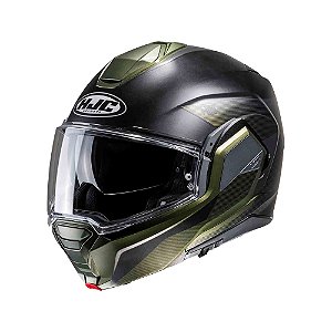 Capacete Hjc I100 180 Beston Verde Preto 58 [F016]