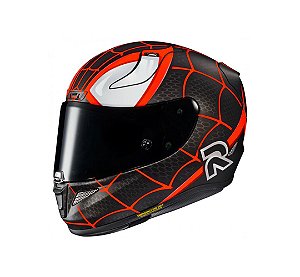 Capacete Hjc Rpha 11 Homem Aranha Preto E Vermelho 56 [F016]