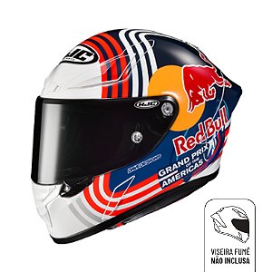 Capacete Hjc Rpha 1 Red Bull Azul Branco E Vermelho 61 [F016]