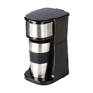 Cafeteira Elétrica Com Copo Térmico Inox Individual Mini [F102]