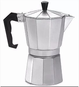 Cafeteira Italiana Alumínio Para 6 Xícaras Cafés [F102]