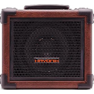Caixa Multiuso Hayonik Iron 80 20W Bluetooth Marrom [F003]