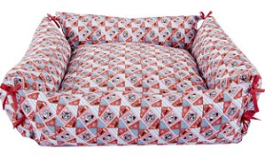 Cama Pet Cachorro Ou Gato Pop Tam: M Vermelha [F101]