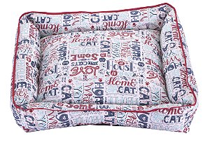 Cama Pet Para Cães E Gatos Home Cat Porte Pequeno [F101]