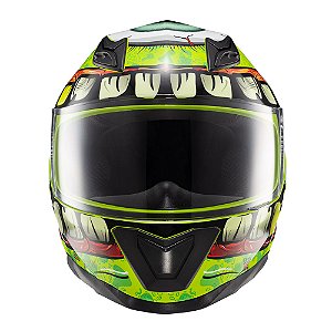 Capacete Texx Fechado Hawk Orc Verd 62 [F016]
