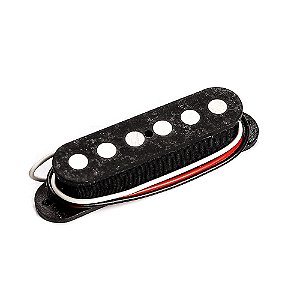 Captador Para Guitarra Single Alnico 5 Preto Spirit KS6-M-BK [F035]