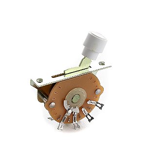 Chave Seletora 3 Posições Knob Branco Spirit UST3-#6-32-WH [F035]