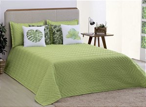 Cobre Leito Liberty 07 Pçs Queen Verde [F101]